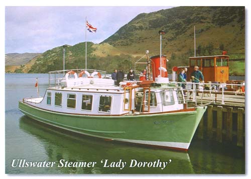 Ullswater Steamer, Lady Dorothy Postcards